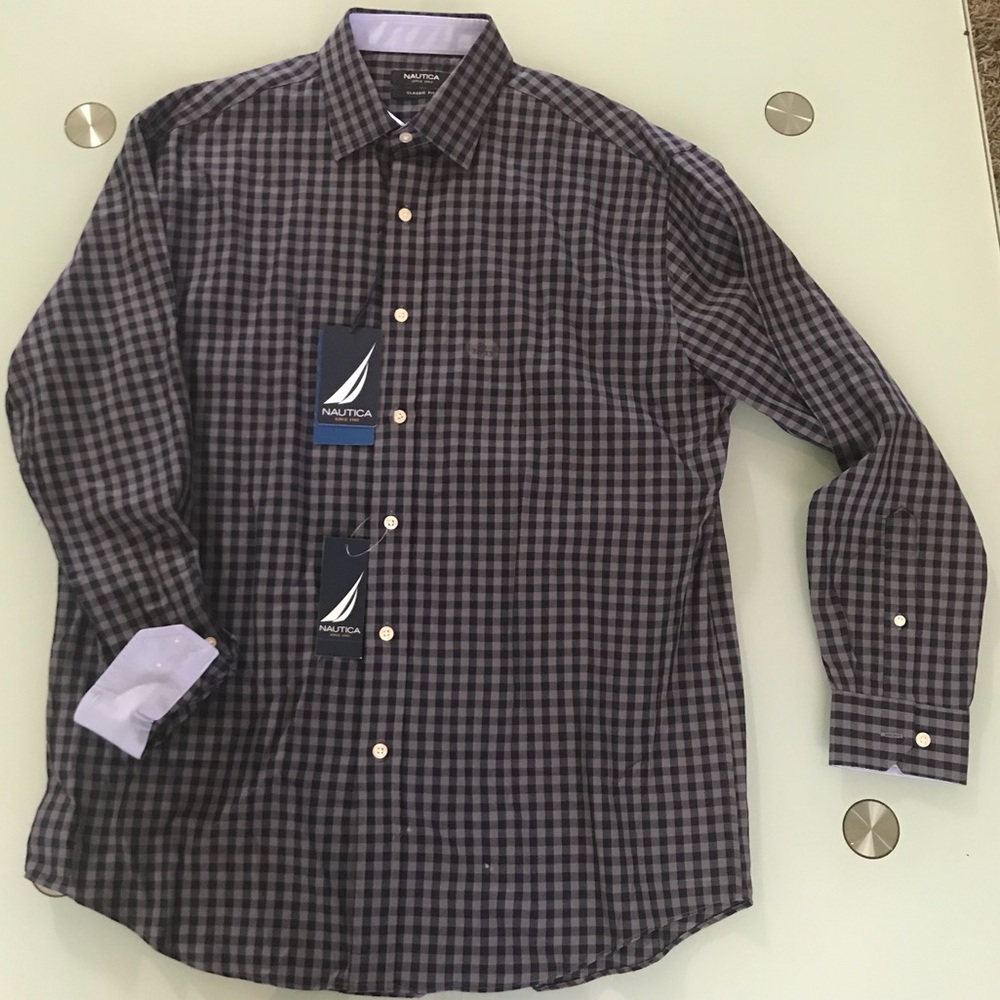 Nautica Button Up Dress Shirt - New